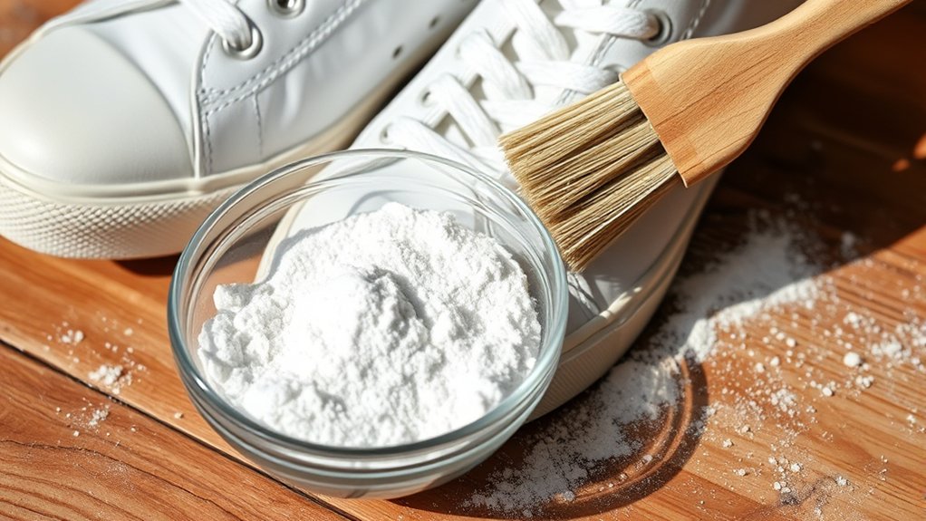 baking soda paste cleaning method