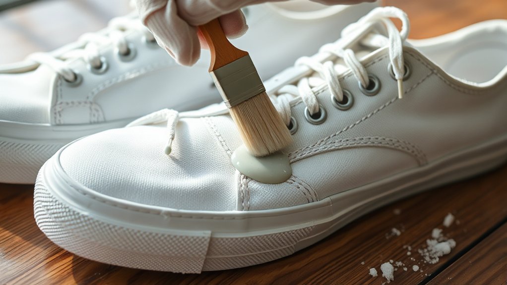 bleach shoes safely and effectively
