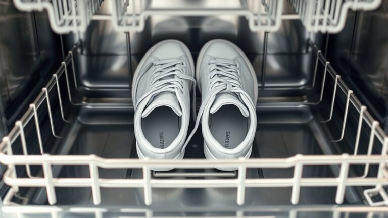 can you wash shoes dishwasher