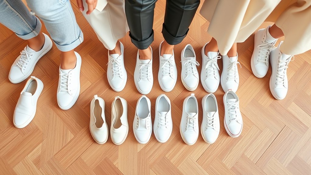 choosing durable comfortable white shoes