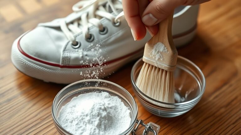 cleaning shoes with baking soda method