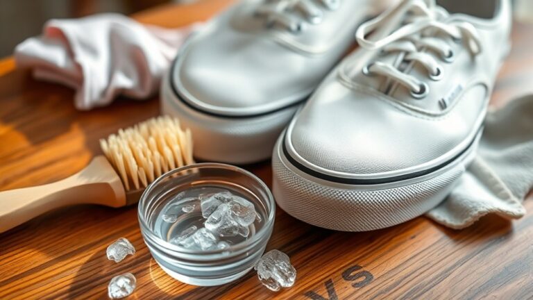 cleaning vans shoes technique