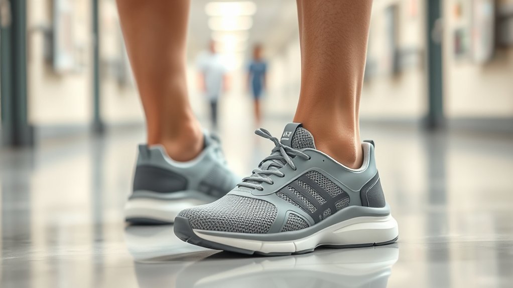 comfort and support for nurse footwear