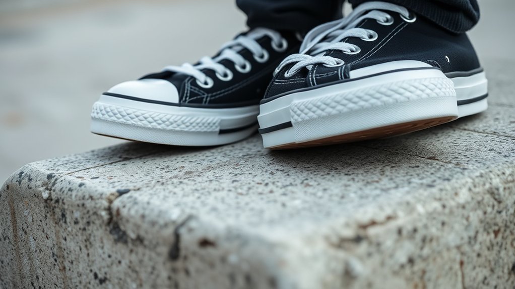 converse skate shoes reinforced durable grip focused