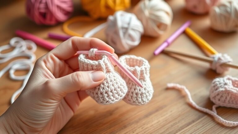crochet instructions for newborn shoes