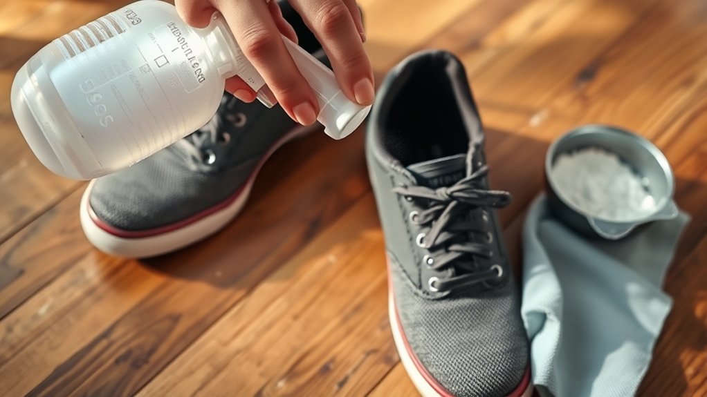 disinfect shoes reduce moisture prevent fungus