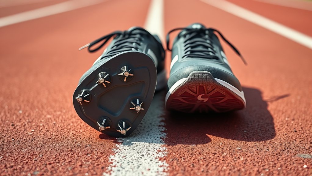 do track shoes require spikes