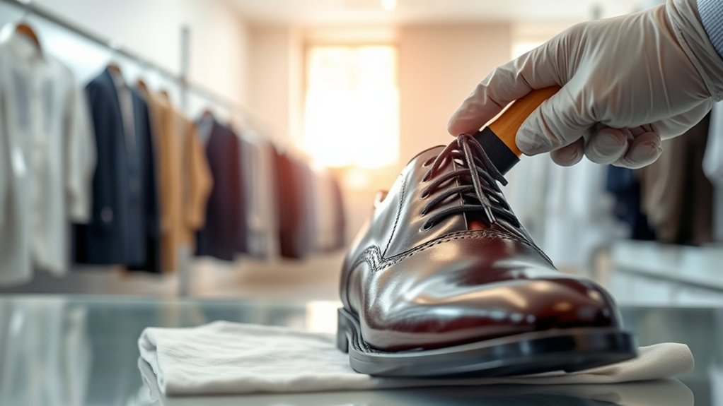 dry cleaners clean shoes