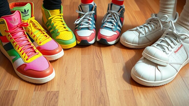eighties athletic sneakers dominates fashion