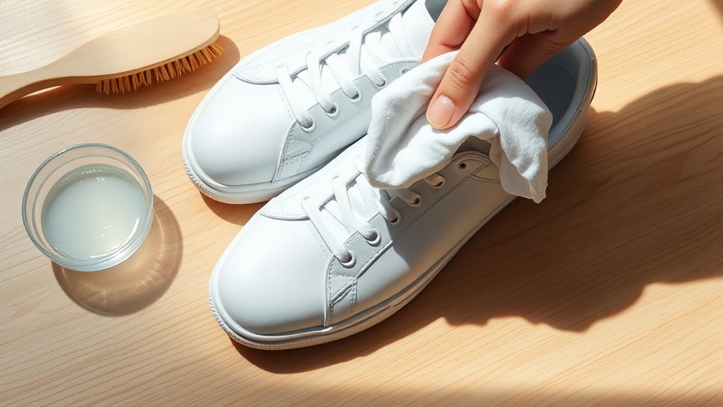 gentle soap air dry leather