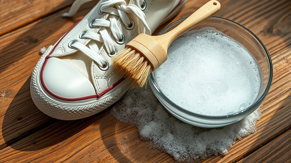 how to clean converse shoes