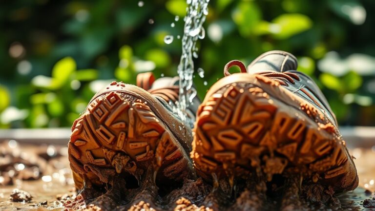 how to clean muddy shoes