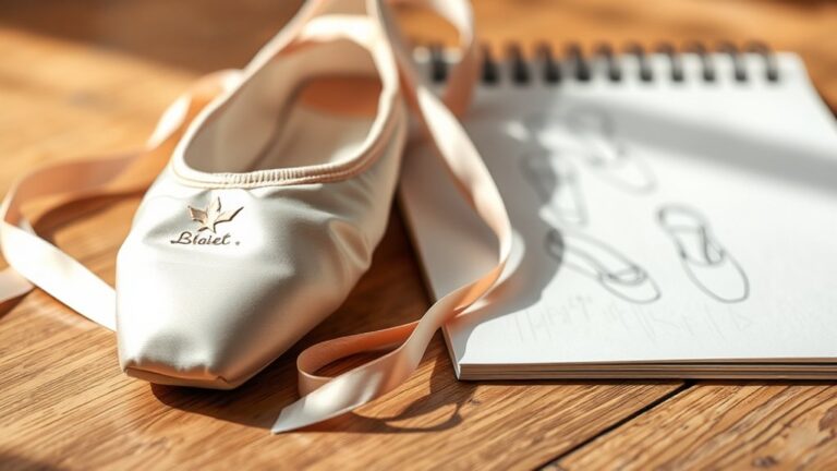 how to draw ballet shoes