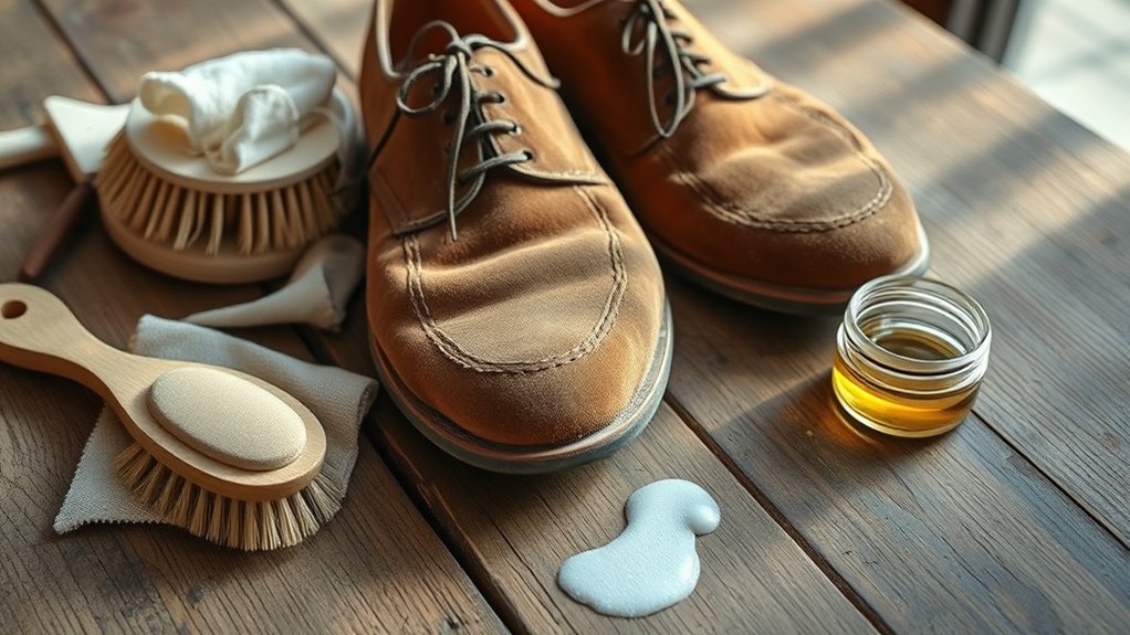 how to restore suede shoes