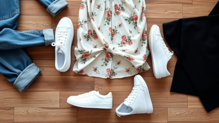 how to style white shoes