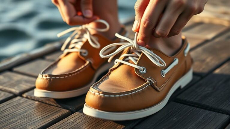 how to tie sperry shoes