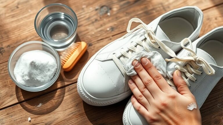 how to whiten tennis shoes