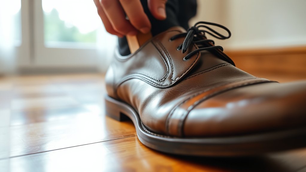 loosening shoes for comfort