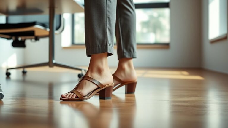 open toed shoes business casual