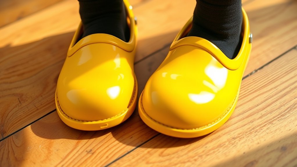 original yellowish brown mickey boots