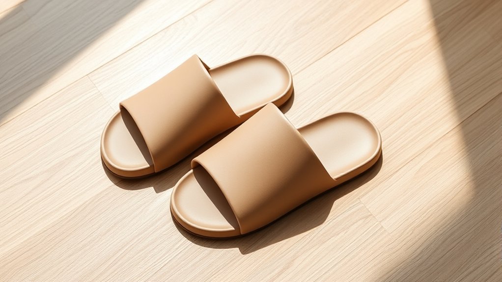 single strap cushioned slides durability