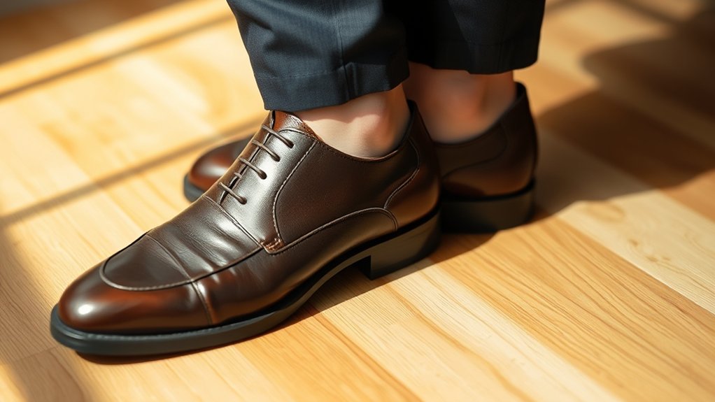 snug fit secure heel even contact well conditioned leather