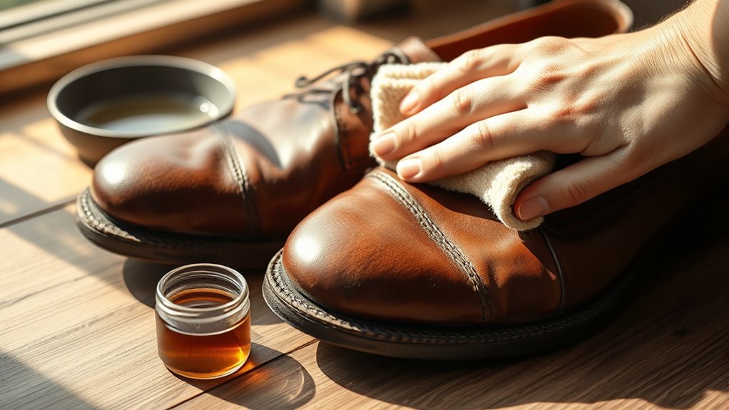 water banana peel olive oil shine