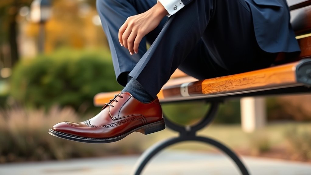what to wear with brown shoes