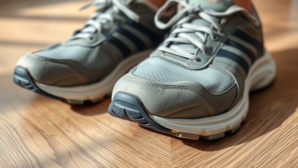 worn soles fatigued midsole damaged upper